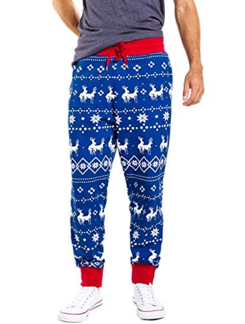 Tipsy Elves Men's Christmas Jogger Pants - Comfy Christmas Jogger Sweats