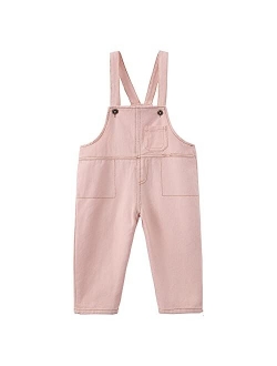 Mud Kingdom Little Boys Cute Denim Overalls