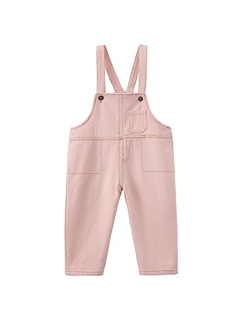 Mud Kingdom Little Boys Cute Denim Overalls