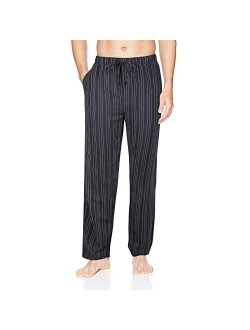 ILUVIT Men's Woven Sleep Pajama Pant Men Flannel Pajama Pants Cotton Sleep Pant Lounge Sleepwear Pants with Pockets S-XXL