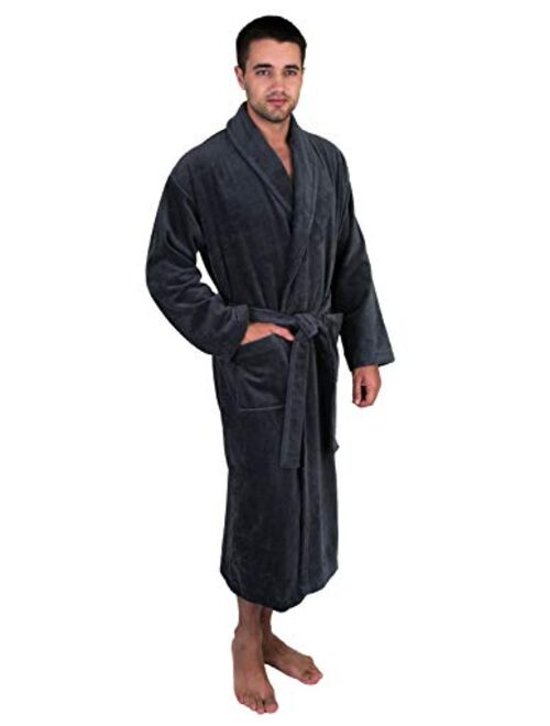 TowelSelections Men's Cotton Robe, Terry Cloth Luxury Spa Bathrobe