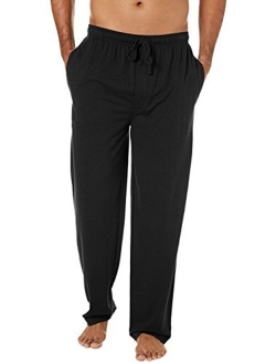 SGNOIEY Men's Pajamas Pants,100% Knit Cotton Sleep Long Lounge Pants