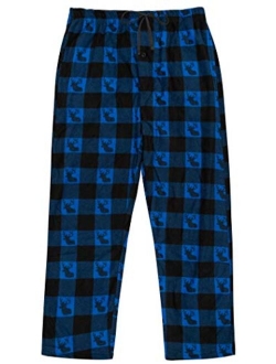 North 15 Men's Super Soft Micro Fleece Buffalo Plaid Pajama Pants(S - 5XL)