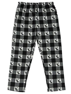 North 15 Men's Super Soft Micro Fleece Buffalo Plaid Pajama Pants(S - 5XL)