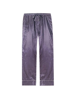 Noble Mount Mens Premium Satin Sleep/Lounge Pants