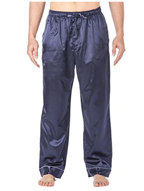 Noble Mount Mens Premium Satin Sleep/Lounge Pants