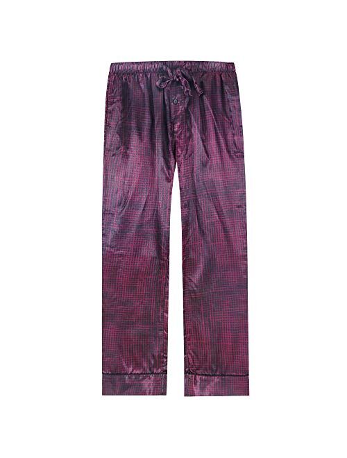 Noble Mount Mens Premium Satin Sleep/Lounge Pants