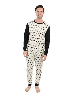 Mens Pajamas 2 Piece Pajama Set 100% Cotton (Size Small-XX-Large)