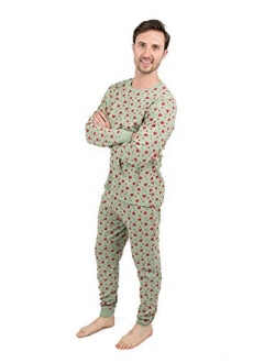 Mens Pajamas 2 Piece Pajama Set 100% Cotton (Size Small-XX-Large)