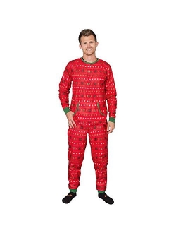 Costume Agent Custom Add Your Text Butt Flap Family Christmas Pajama Union Suit