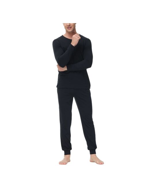 INK+IVY Men's Two-Piece Crewneck Shirt and Jogger Pajama Set