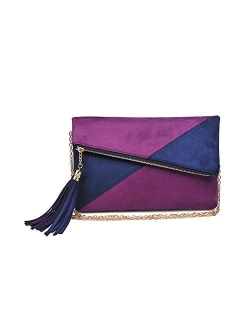 Onyx Women Clutch Material - Vegan Leather,Material - Velvet