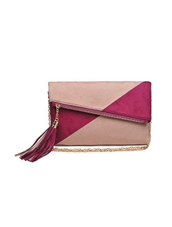 Onyx Women Clutch Material - Vegan Leather,Material - Velvet