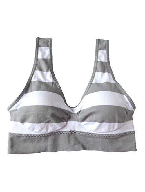 Coobie Seamless One Size Striped Comfort Bra