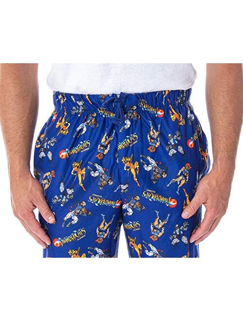 Intimo Thundercats Men's Lion-O Cheetara Panthro Tygra Classic Cartoon Character Adult Sleep Lounge Pajama Pants