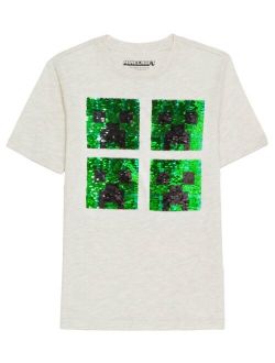 Hybrid Big Boys Minecraft Flip Short Sleeve T-shirt