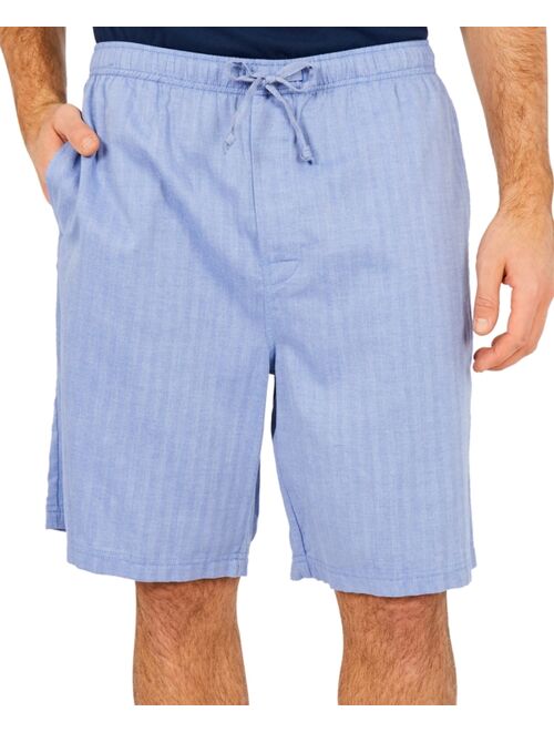 Nautica Men's Sleepwear, Blue Herringbone Short