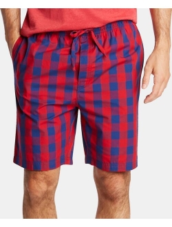 Men's Cotton Plaid Pajama Shorts