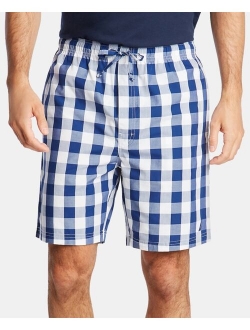 Men's Cotton Plaid Pajama Shorts