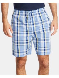 Men's Cotton Plaid Pajama Shorts