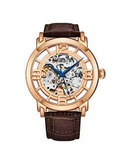 Skeleton Watches for Men - Mens Automatic Watch Self Winding Mens Dress Watch - Mens Winchester 44 Elite Watch Mechanical Watch for Men