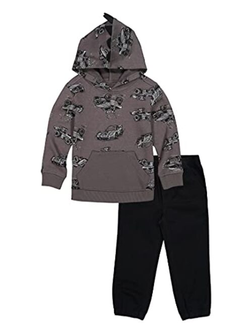 Kids Headquarters Baby Boy Fleece Hoodie and Sueded Twill Joggers, 2 Piece Set