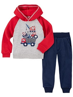 baby-boys 2 Pieces Hooded Jog Set