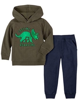 baby-boys 2 Pieces Hooded Jog Set