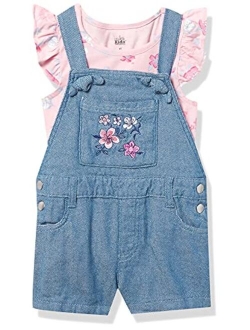 girls 2 Pieces Shortall Set