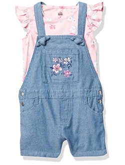 girls 2 Pieces Shortall Set