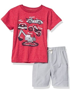 boys 2-piece Short Set, Top & Shorts, Soft & Comfortable