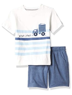 boys 2-piece Short Set, Top & Shorts, Soft & Comfortable