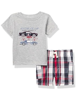 boys 2-piece Short Set, Top & Shorts, Soft & Comfortable