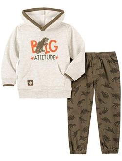 baby-boys 2 Pieces Hooded Pants Set