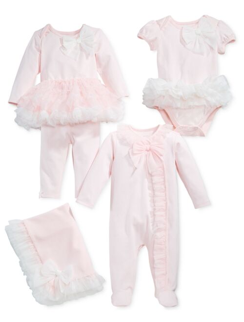 First Impressions Baby Girls Footed Tulle Coverall, Created for Macy's