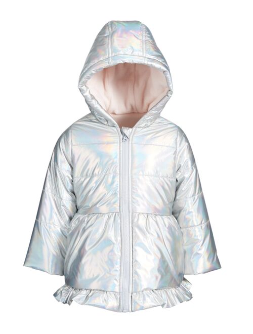 First Impressions Baby Girls Iridescent Parka, Created for Macy's