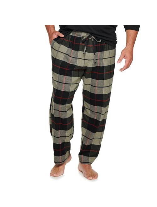 Big & Tall Sonoma Goods For Life® Flannel Pajama Pants