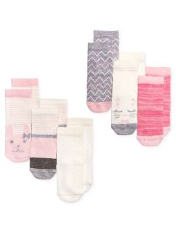 Baby Girls 6-Pk. Crew Socks, Created for Macy's