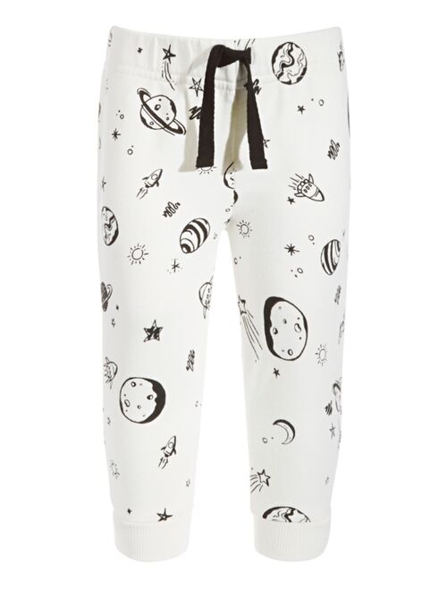 First Impressions Baby Boys Galactic Doodle Jogger Pants, Created for Macy's