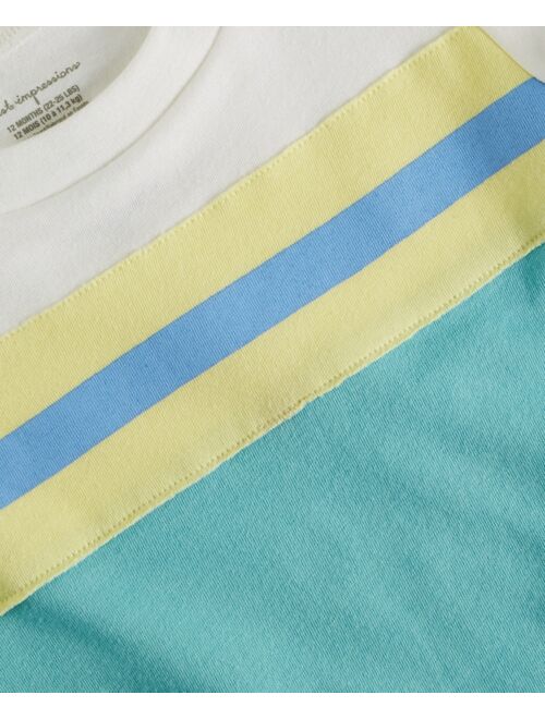 First Impressions Toddler Boys Colorblocked Cotton T-Shirt, Created for Macy's