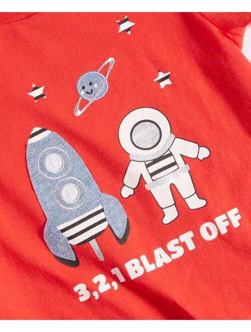 First Impressions Baby Boys Blast Off-Graphic T-Shirt, Created for Macy's