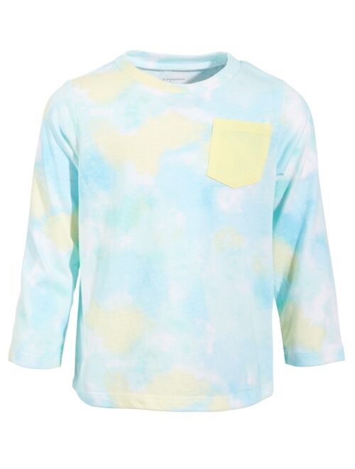 First Impressions Toddler Boys Sugar Splash Tie-Dye Long-Sleeve T-Shirt, Created for Macy's