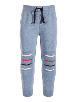 Baby Boys Striped Knee Jogger Pants, Created for Macy's