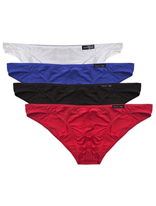 WINDAY Men Briefs Breathable Ice Silk Triangle Bikinis and Briefs D318