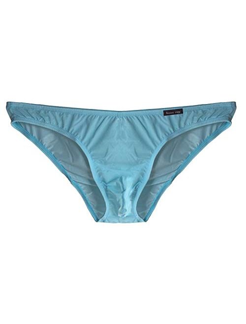 WINDAY Men Briefs Breathable Ice Silk Triangle Bikinis and Briefs D318