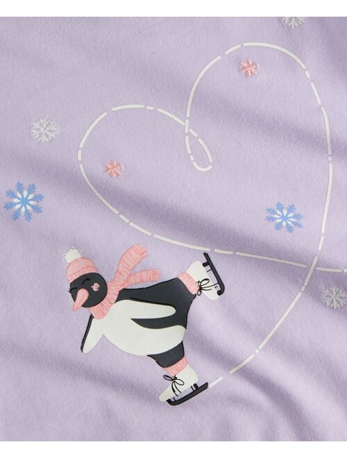 First Impressions Toddler Girls Penguin Skate T-Shirt, Created for Macy's