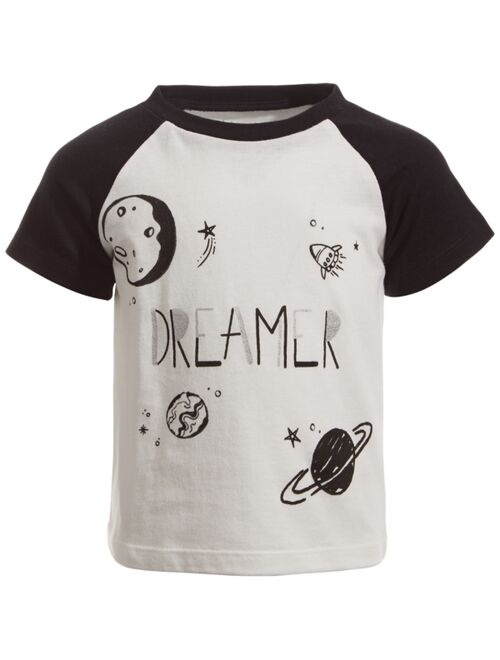 First Impressions Baby Boy Dreamer Print Short-Sleeve T-Shirt, Created for Macy's