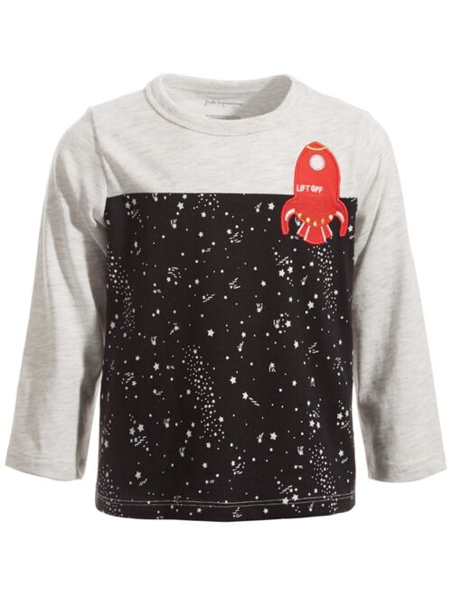 First Impressions Toddler Boys Long-Sleeve Rocket T-Shirt, Created for Macy's