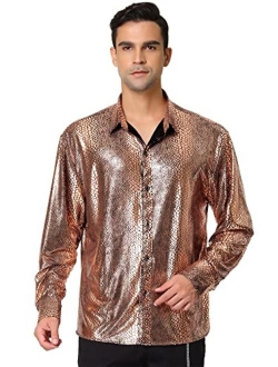 rose gold color dress shirt