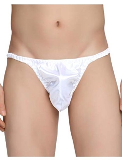 Men's Underwear Satin Tanga Bikini Briefs Panties